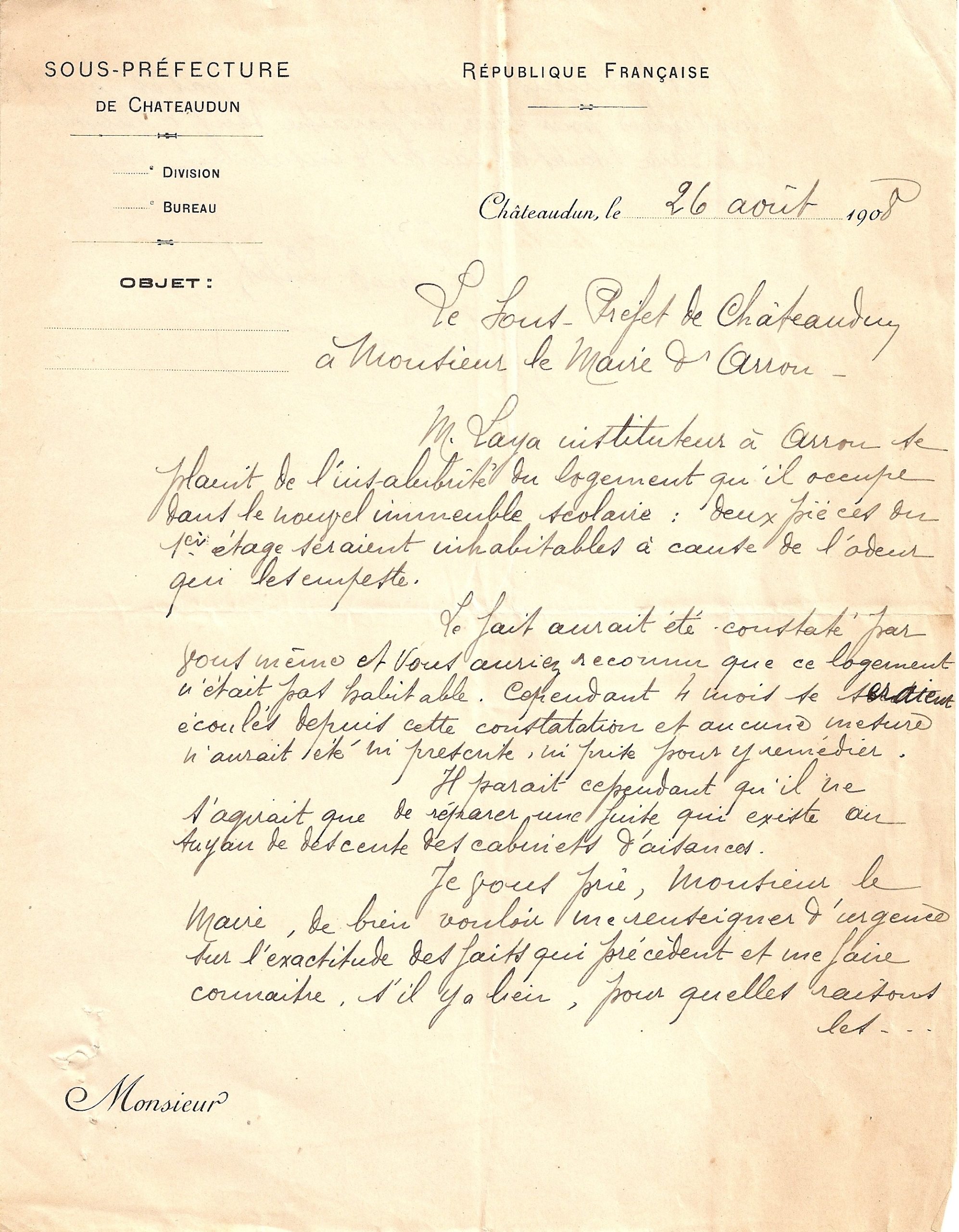 Un sous-préfet attentionné