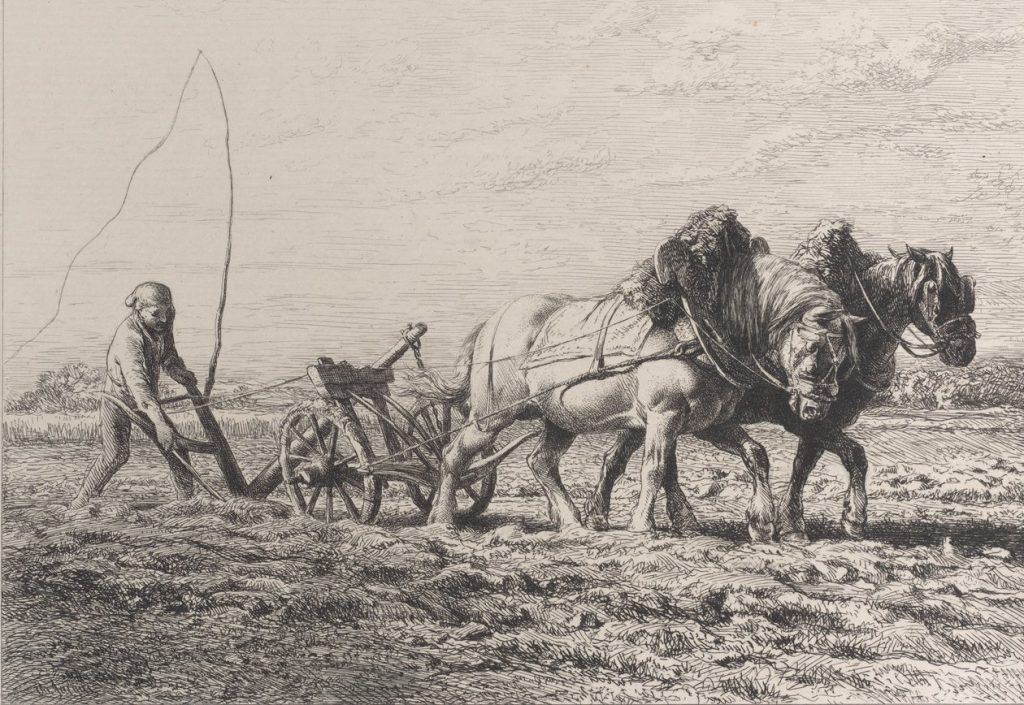 Labourage -Charles Emile JACQUE