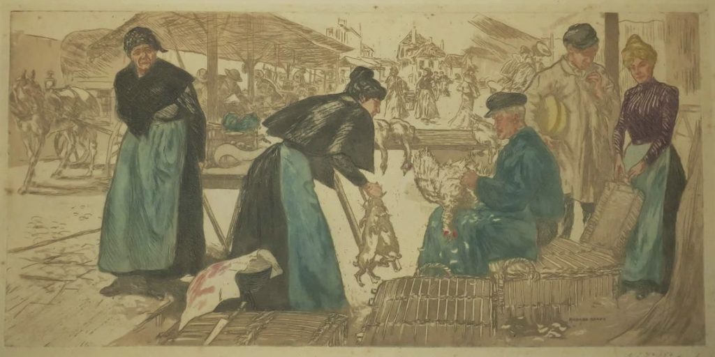Marché à la volaille - RANF Richard